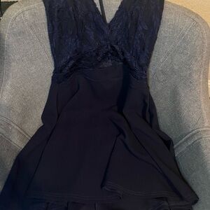 Windsor Midnight Blue mini Lace dress
